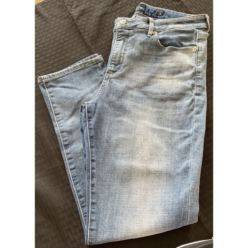 Lucky Brand Blue Jeans Womens Denim 14/32 Hayden Skinny Ankle MidRise Fits 32x27